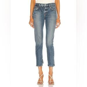 Agolde Toni Mid Rise Straight Jeans in Landmark Size 24